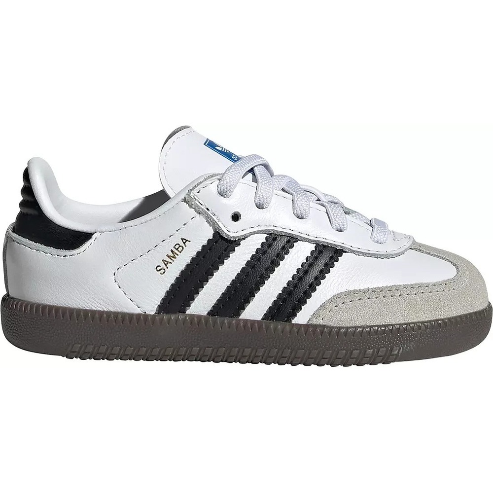 adidas Toddler Samba OG Shoes White Black Stripes Baby Size 4